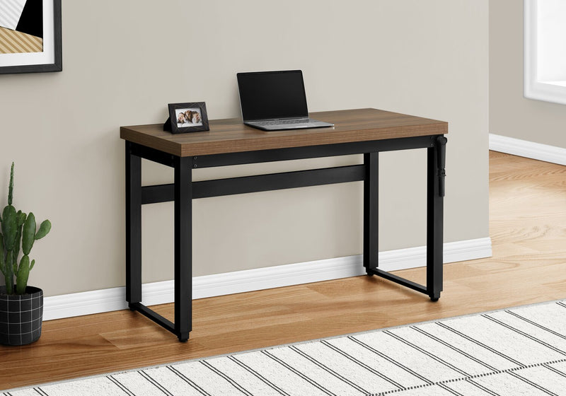 Kai Height-Adjustable Desk - Walnut