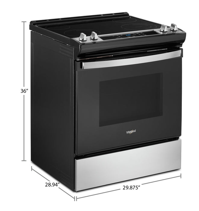 Whirlpool 4.8 Cu. Ft. Electric Range with Frozen Bake™ - YWEE515S0LS