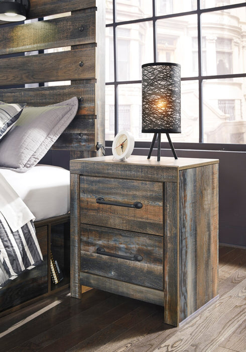 Abby 6-Piece Full Bedroom Package with Side Storage - Brown