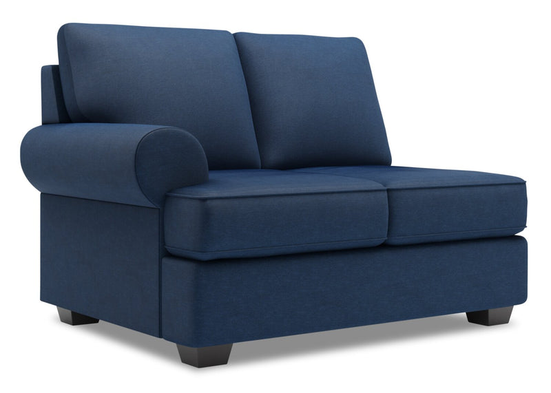 Sofa Lab Roll LAF Loveseat - Pax Navy