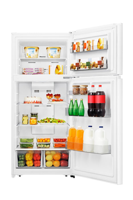 Hisense 18 Cu. Ft. Top-Freezer Refrigerator - RT18A2FWD