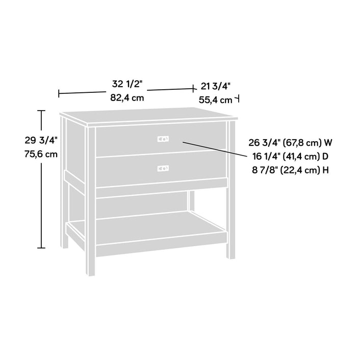 Joana Filing Cabinet - Soft White