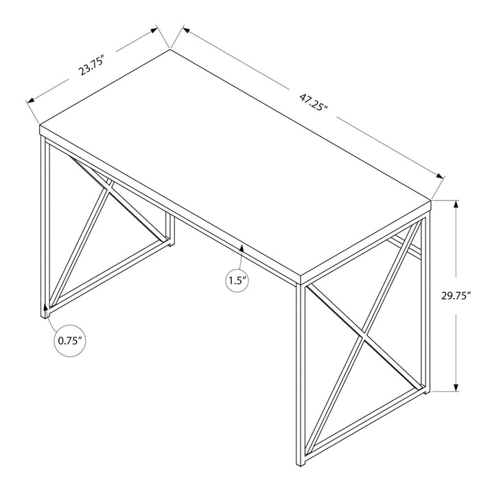 Paxton Desk - Dark Taupe 
