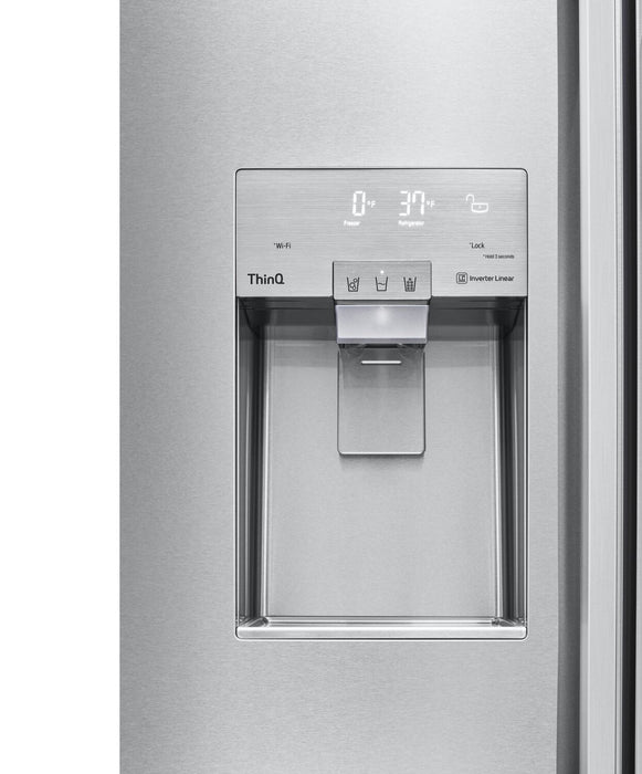 LG STUDIO 25.6 Cu. Ft. Built-In Side-by-Side Refrigerator - SRSXB2622S