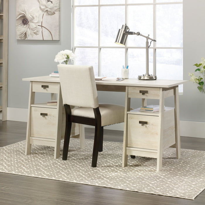 Kyree Executive Desk - Chalked Chestnut 