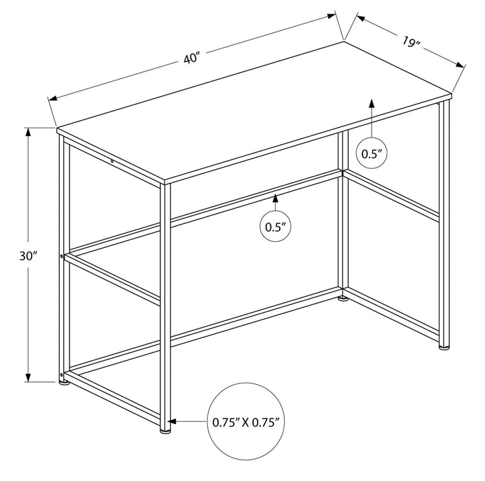 Luca Desk - Grey