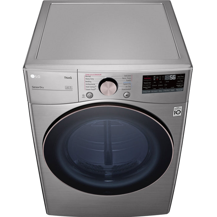 LG 7.4 Cu. Ft. Electric Dryer with Built-In AI - DLEX3850V
