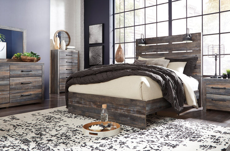 Abby 5-Piece Queen Bedroom Package - Brown