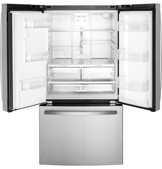 GE 25.6 Cu. Ft. French-Door Refrigerator with External Water Dispenser - GFE26JYMFS