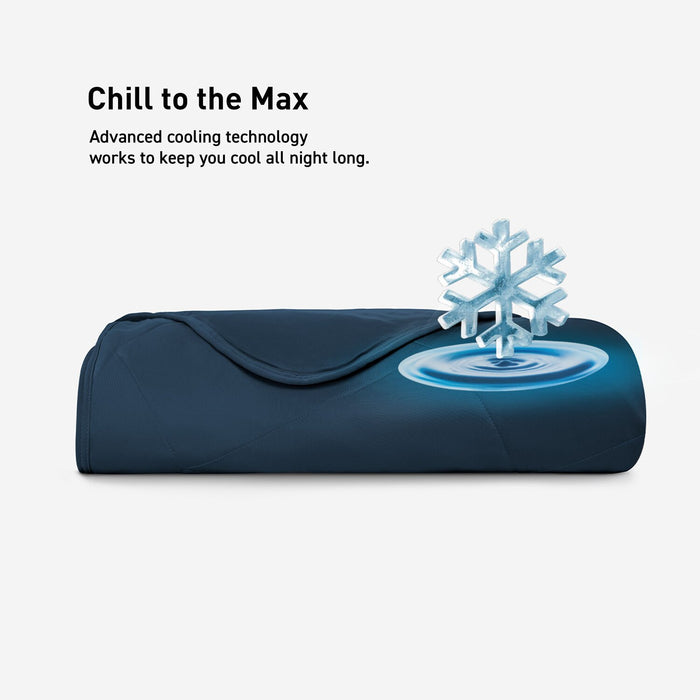 BEDGEAR King Cooling Blanket - Navy