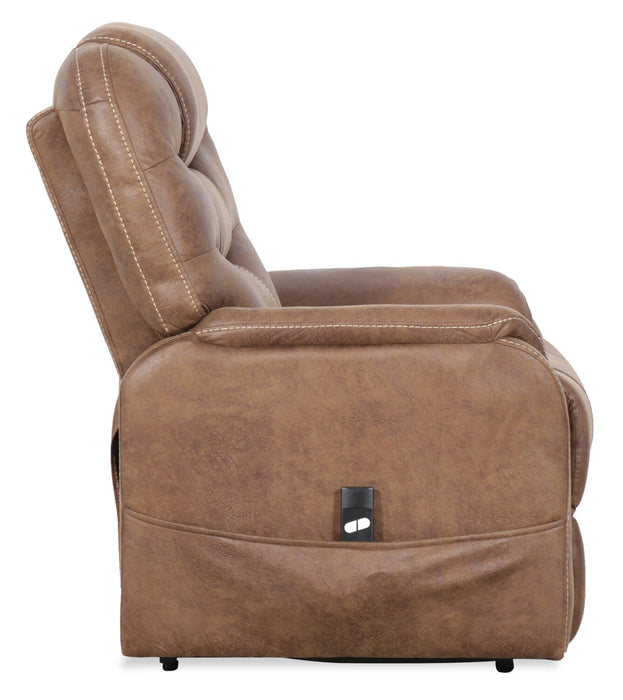 Landon Power Lift Reclining Chair - Brown