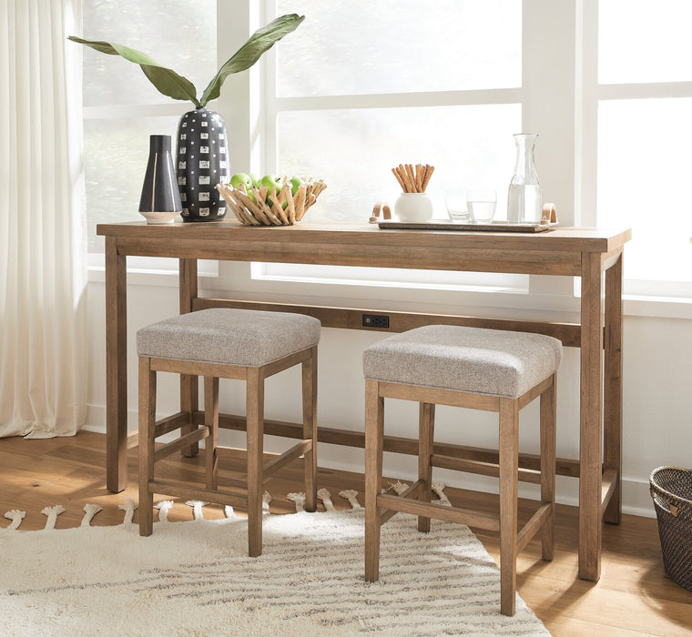 Rhett Sofa Table with USB Port