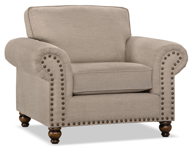 Wynn Chenille Chair - Beige