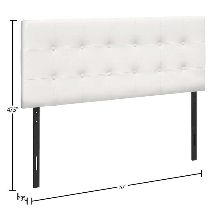 Estel Full Headboard - White