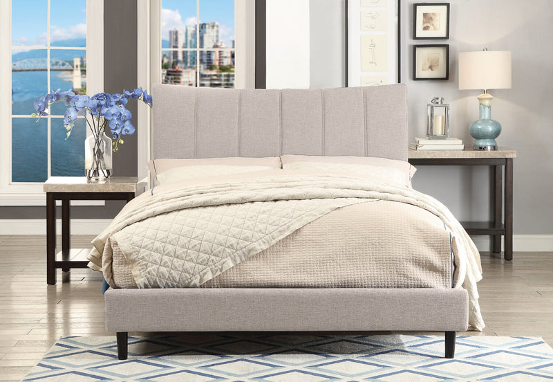 Paseo Platform Full Bed - Taupe