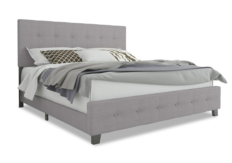 Page King Bed - Grey