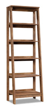 Kyree Ladder Style Bookcase - Vintage Oak 