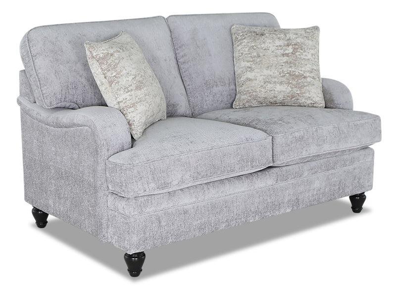 Bellmont Chenille Loveseat - Platinum