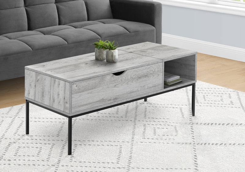 Bence Lift-Top Coffee Table - Grey