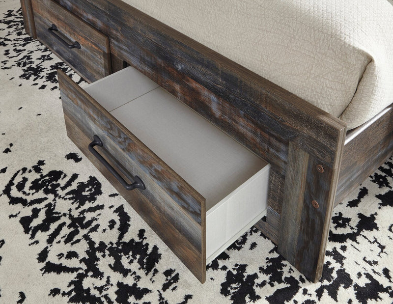 Abby Queen Storage Bed - Brown