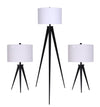 Skyler 3-Piece Floor and Two Table Lamps Set 