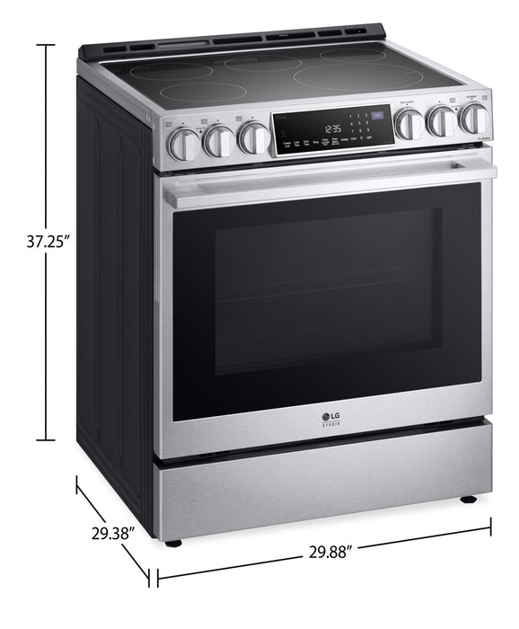 LG STUDIO 6.3 Cu. Ft. InstaView® Electric Slide-In Range - LSES6338F