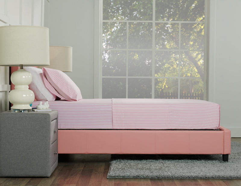 Hallie Striped 3-Piece Twin Cotton Sheet Set