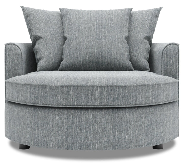 Sofa Lab The Cuddler Chair - Luna Pewter