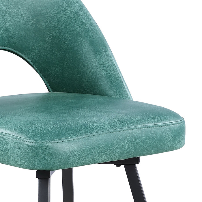 Bay Swivel Counter-Height Stool - Aqua