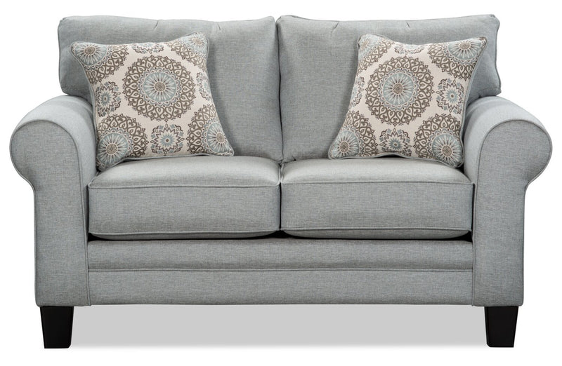 Tula Fabric Loveseat - Mist