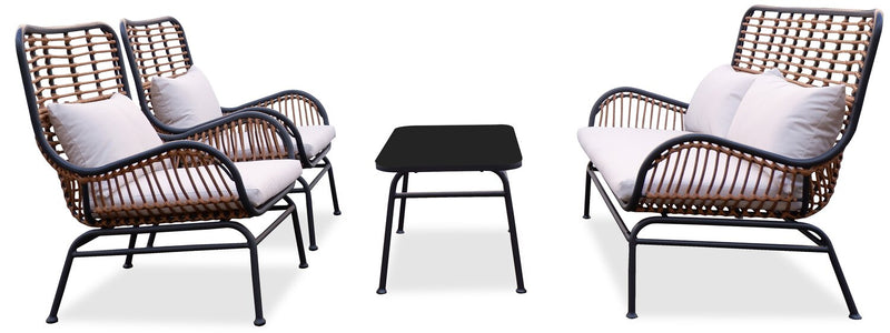 Maki 4-Piece Patio Conversation Set