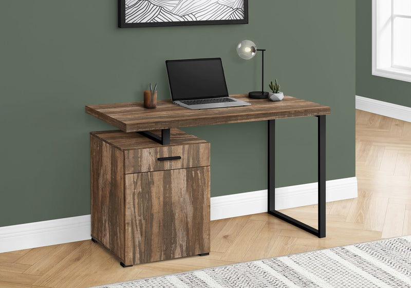 Remi Reversible Desk - Brown