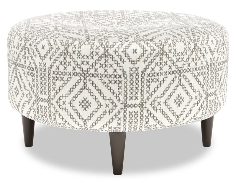 Sofa Lab The Curve Ottoman - Greystone
