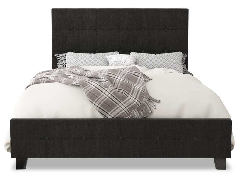 Page Queen Bed - Charcoal