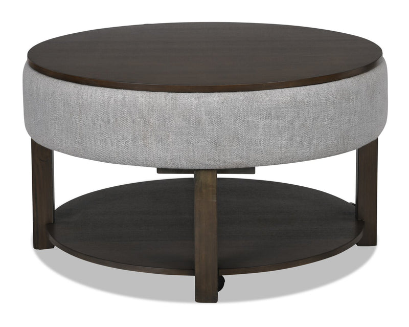 Elroy Coffee Table with Lift Top - Dark Brown