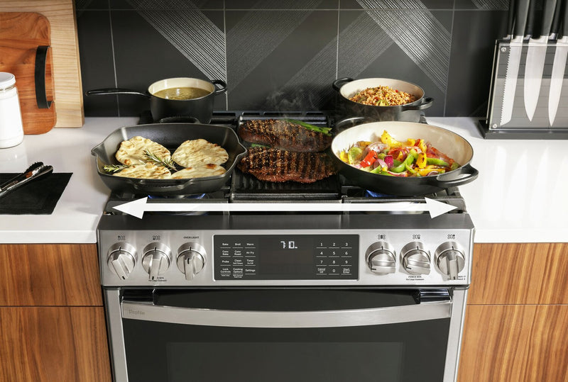 GE Profile 5.7 Cu. Ft. Dual Fuel Range - PC2S930YPFS