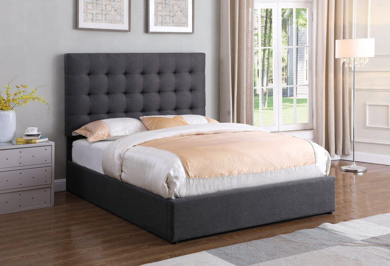 Jace Storage Queen Bed - Grey