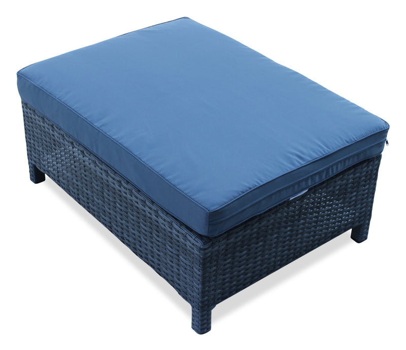 Athens 3-Piece Patio Conversation Set - Blue