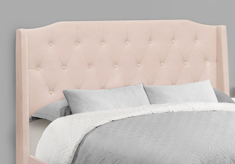 Zara Queen Bed - Pink