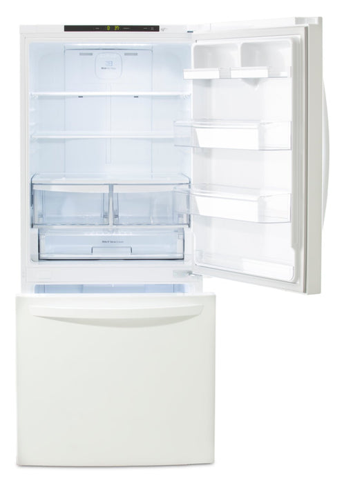 LG 22 Cu. Ft. Bottom-Freezer Refrigerator - LRDNS2200W
