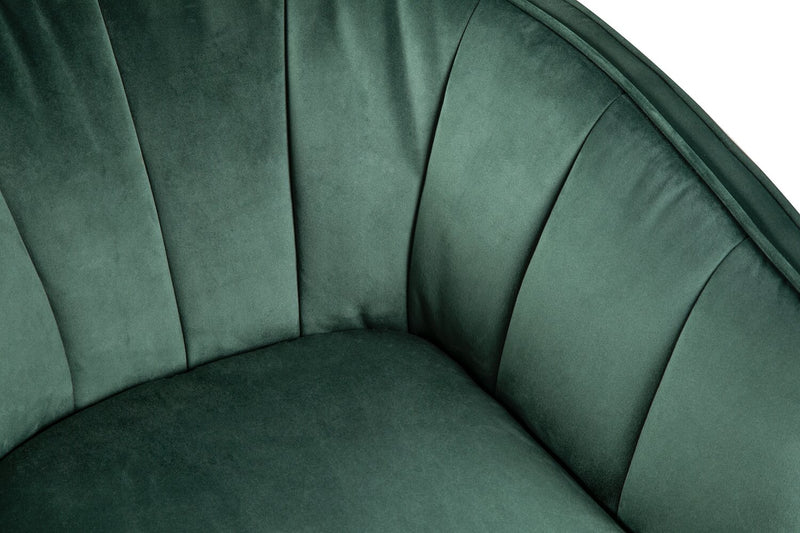 Brinley Velvet Accent Chair - Green