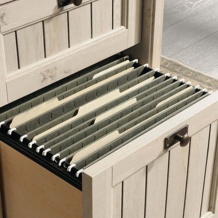 Costa Executive Desk - Chalked Chestnut