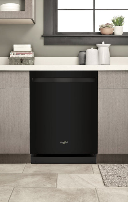 Whirlpool Flush-to-Cabinet Dishwasher with Third Rack - WDT550SAPB
