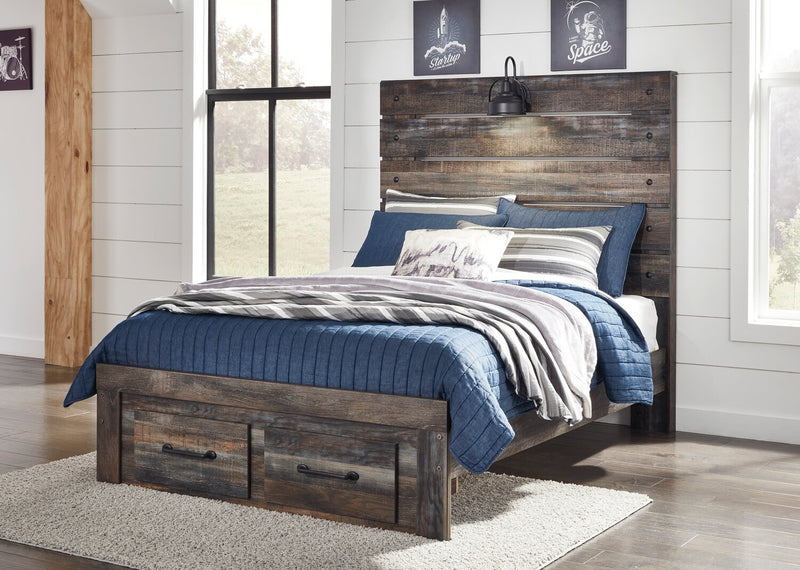 Abby Full Storage Bed - Brown