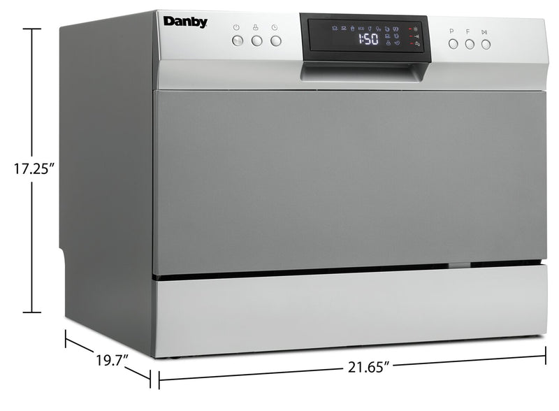 Danby 6 Place Setting Countertop Dishwasher - DDW631SDB