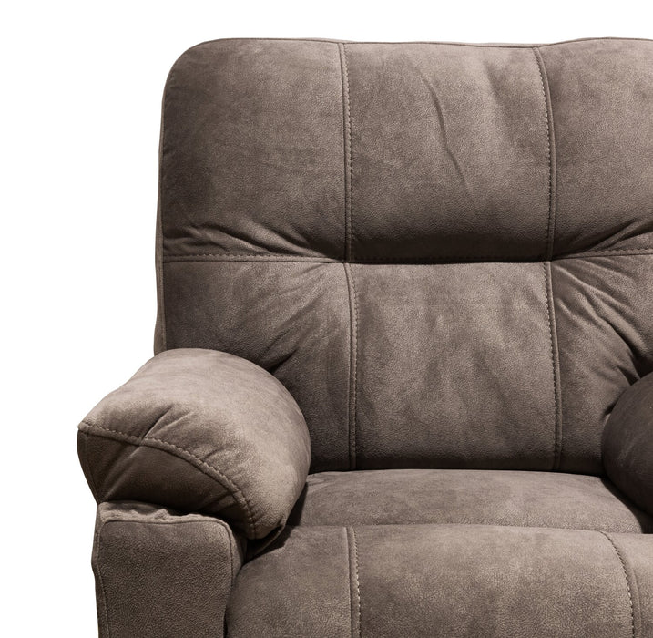 Gybson Polyester Power Recliner - Latte