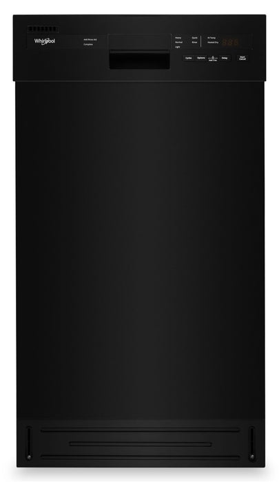 Whirlpool Small-Space Compact Dishwasher with Stainless Steel Tub - WDPS5118PB