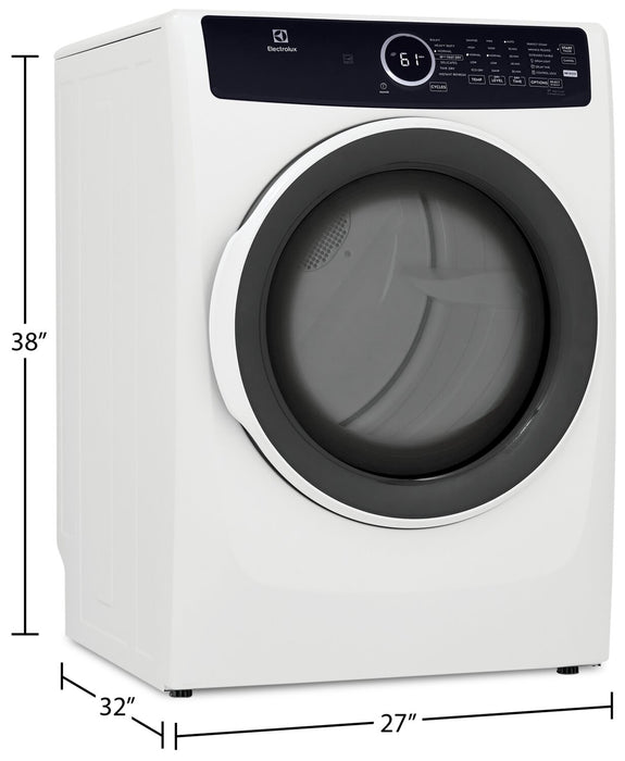 Electrolux 8 Cu. Ft. Electric Dryer - ELFE743CAW