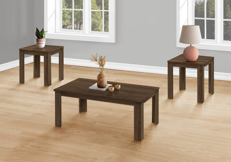 Remy 3-Piece Coffee and Two End Tables Package - Brown
