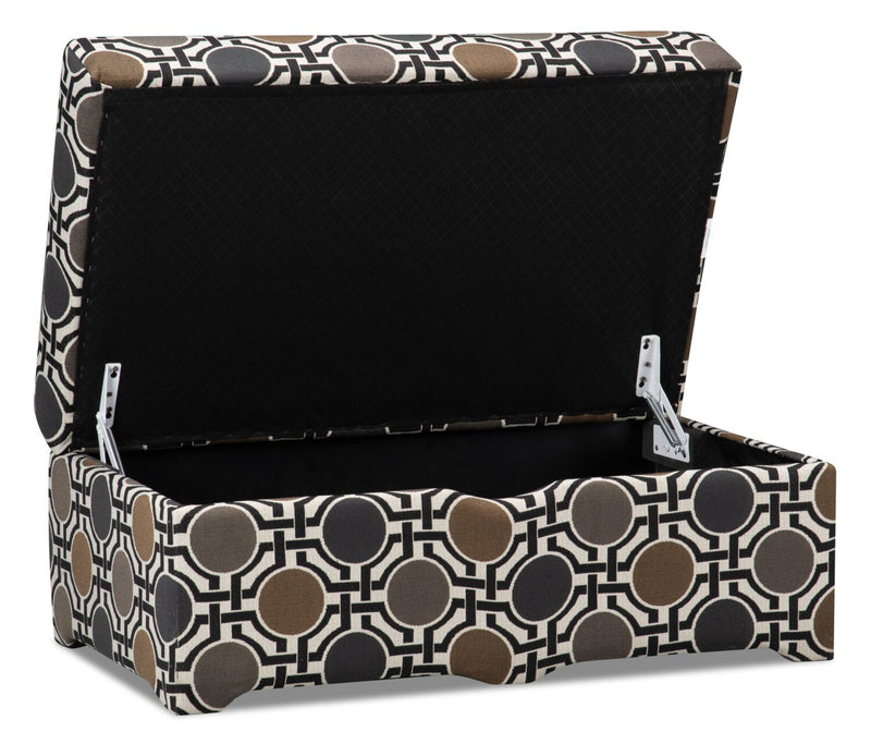Nina Fabric Storage Ottoman